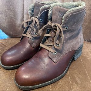 Caterpillar Teegan Leather and Suede Boots